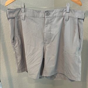 Huk Men's Light Gray Flat Front Shorts